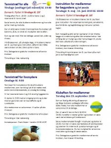 Gjellerup KFUM Idræt tennis 2019-venstre
